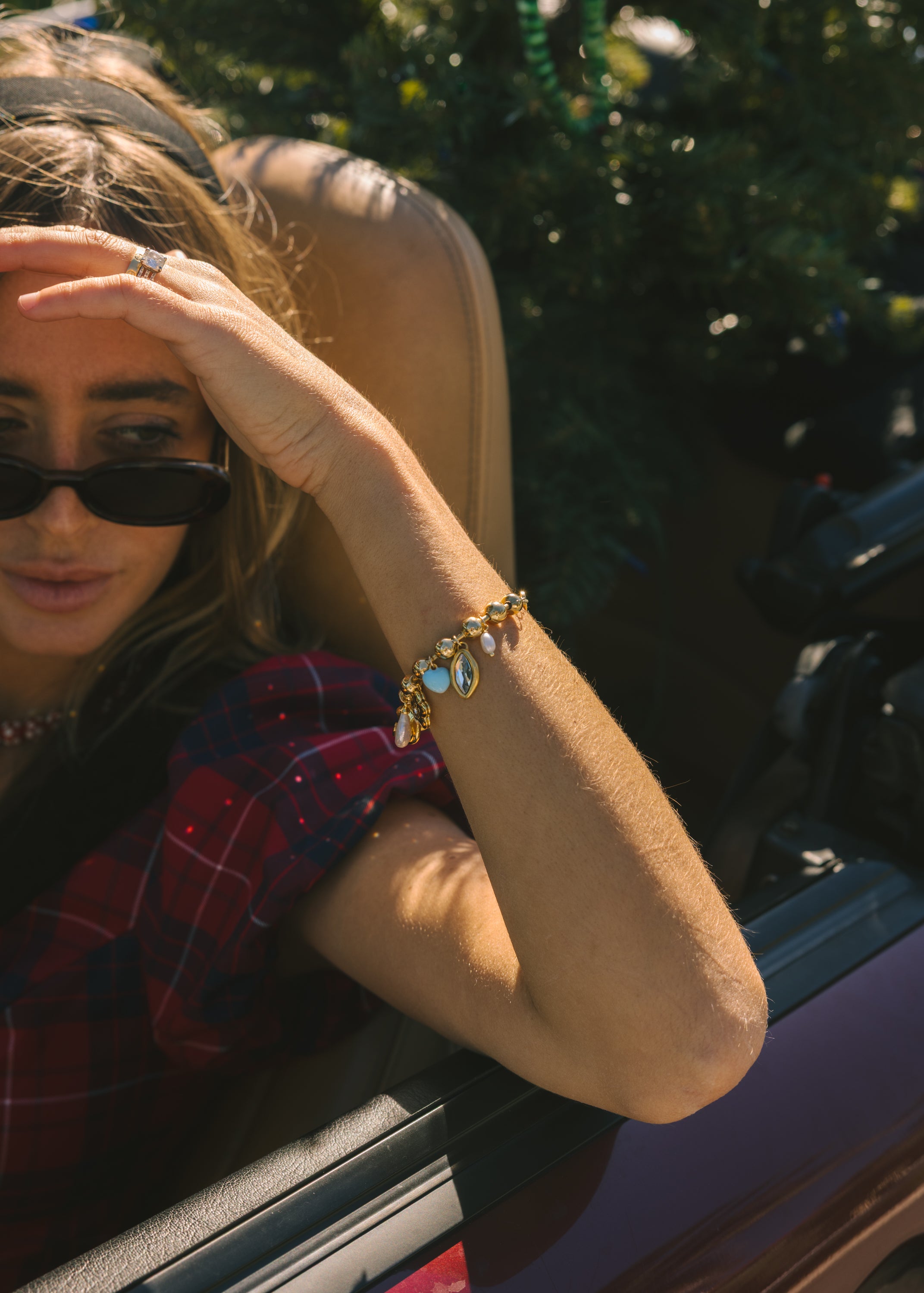 Flower Charm Bracelet