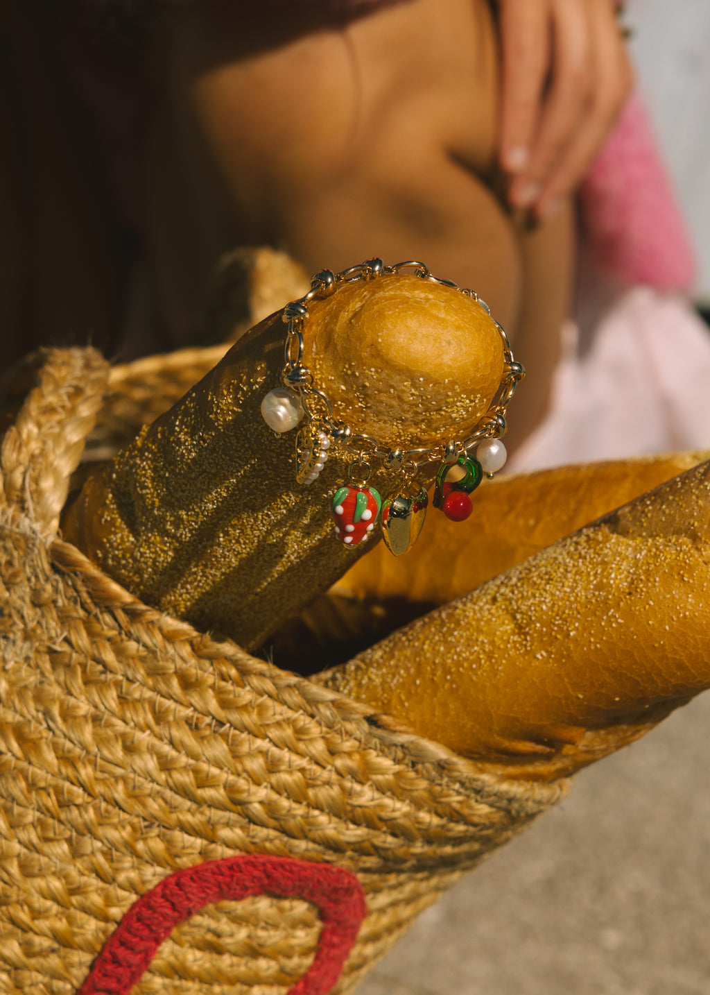 Strawberry Charm Bracelet