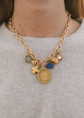 ST. Benedict Charm Necklace
