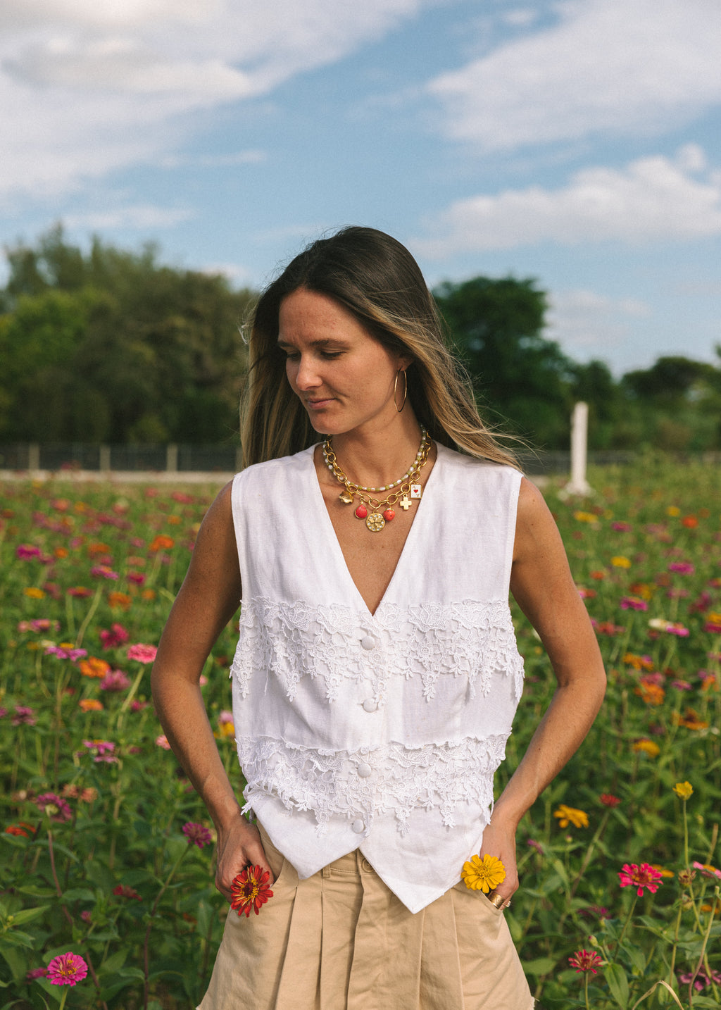 Strawberry Charm Necklace