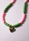 Watermelon Heishi Necklace