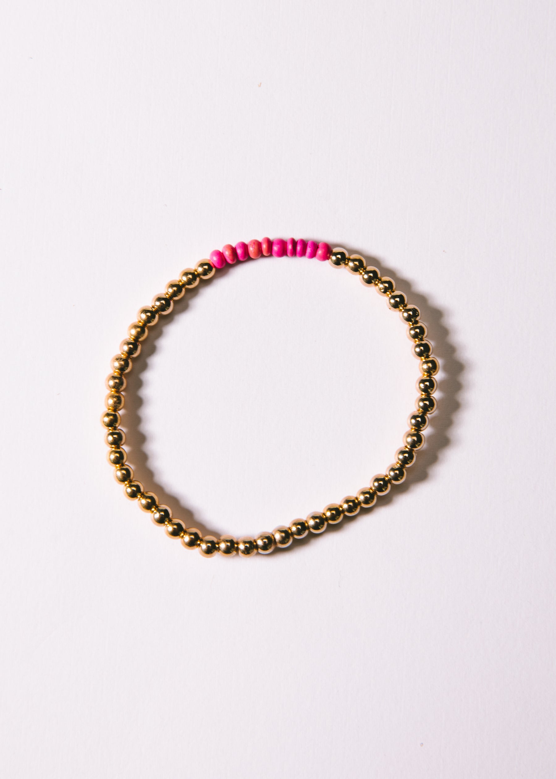 Gold Ball Hot Pink