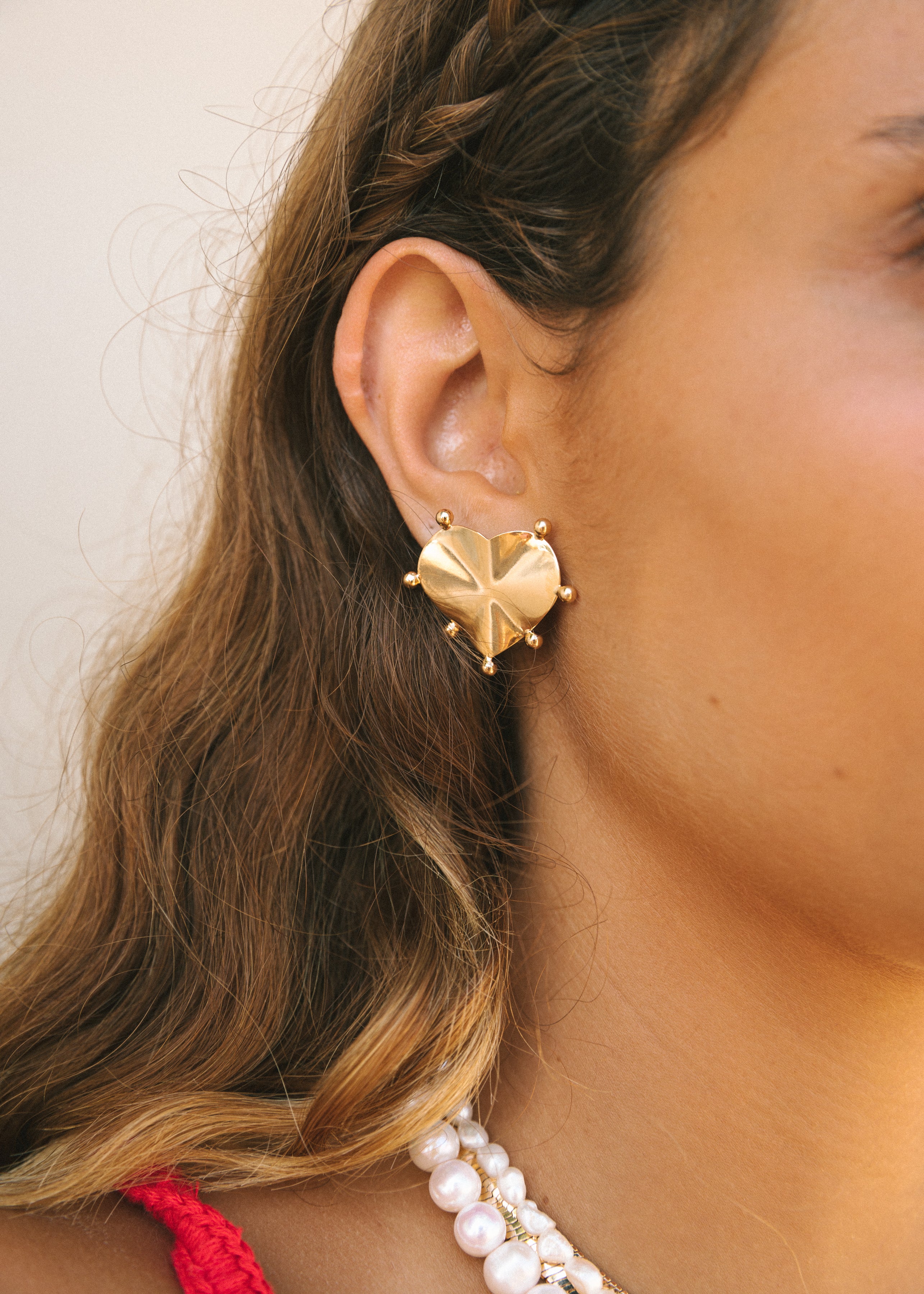 Golden Love Earrings