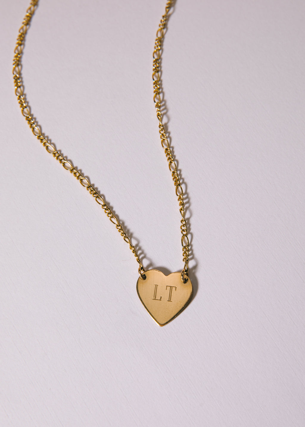 Large Engraved Heart Necklace