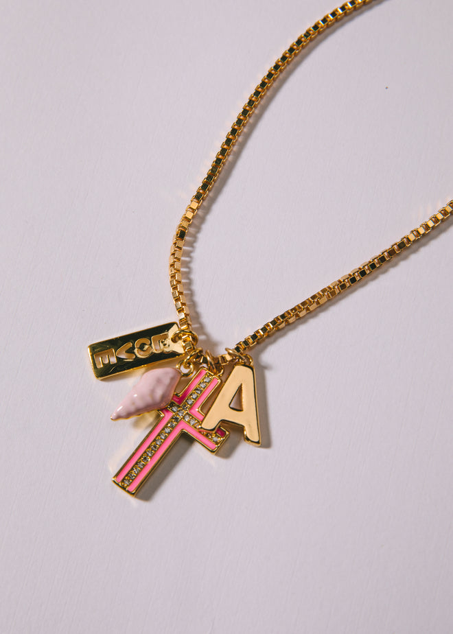 Logan Tay Strawberry Charm Necklace