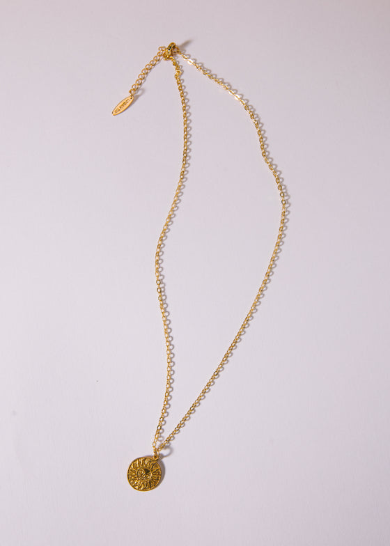 Sun Coin Necklace