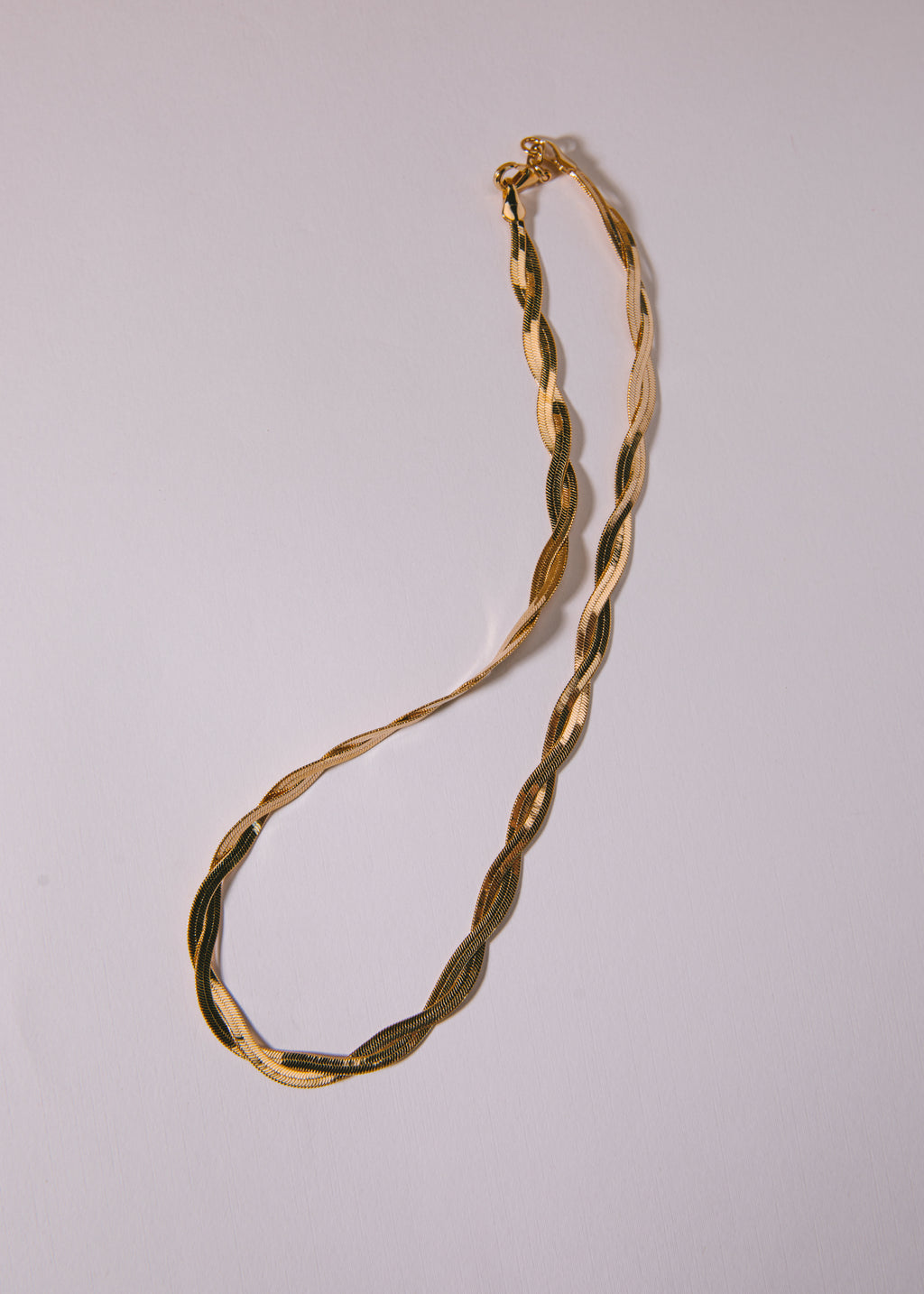 Braided Herringbone Necklace