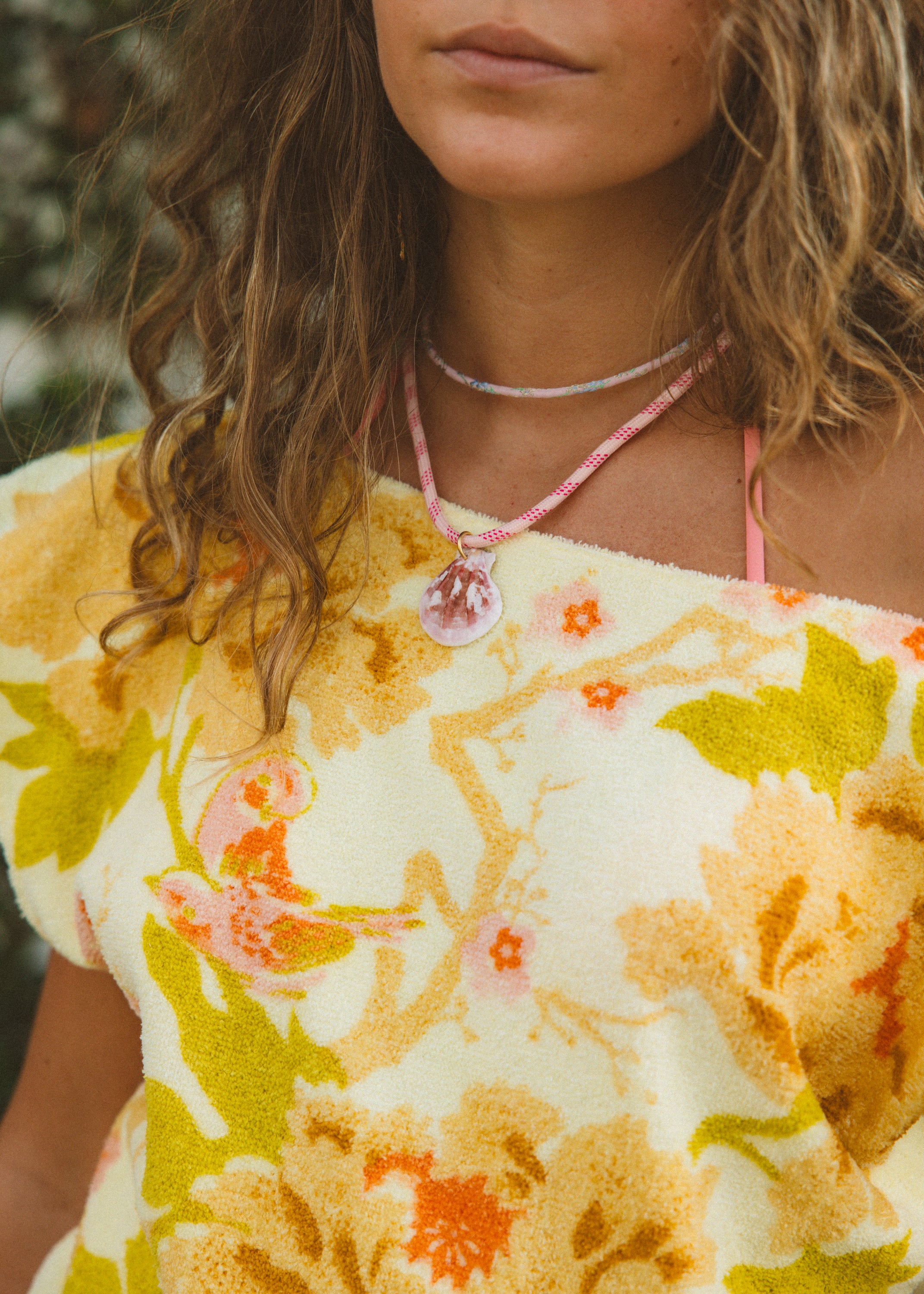 Pink Fabric Collar