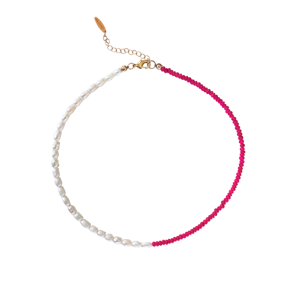 Deep Pink Necklace