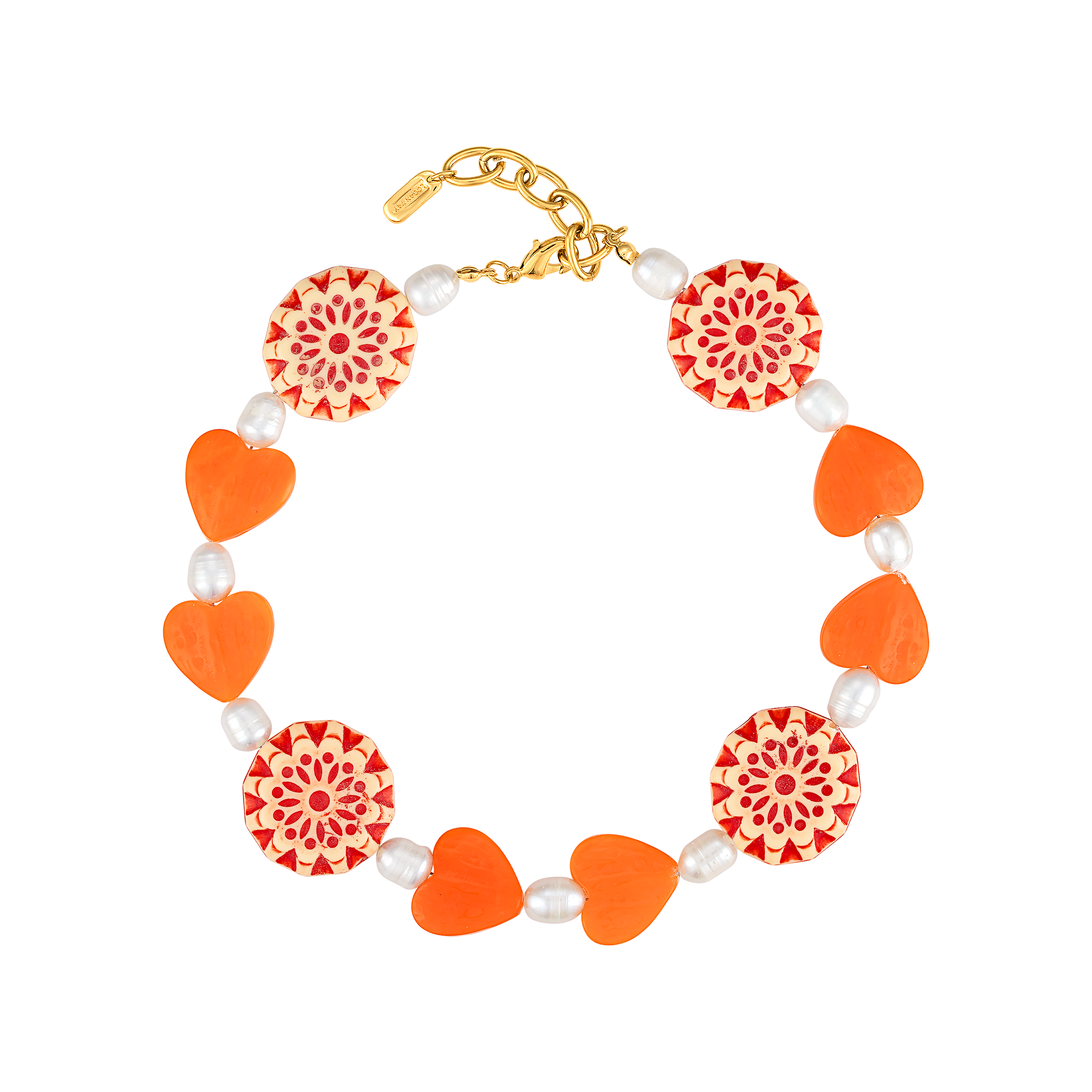 Heart Seashell Chip Necklace