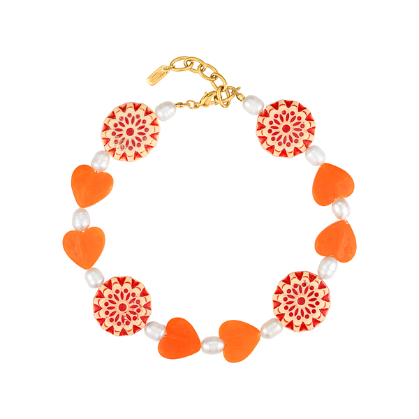 Heart Seashell Chip Necklace – LOGAN TAY
