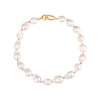 Pink Chunky Baroque Pearl Necklace