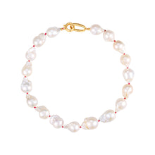  Pink Chunky Baroque Pearl Necklace