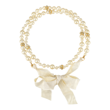  Ivory Pearl Bow Necklace