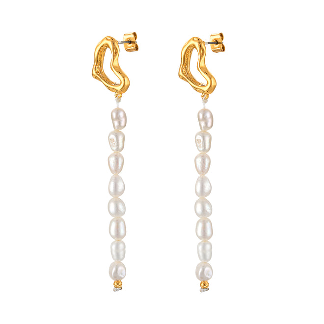 Logan Tay Shell Mismatched Earrings main image 1