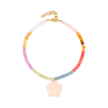  Pearl Rainbow Flower Necklace