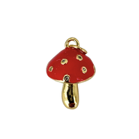 Red mushroom charm