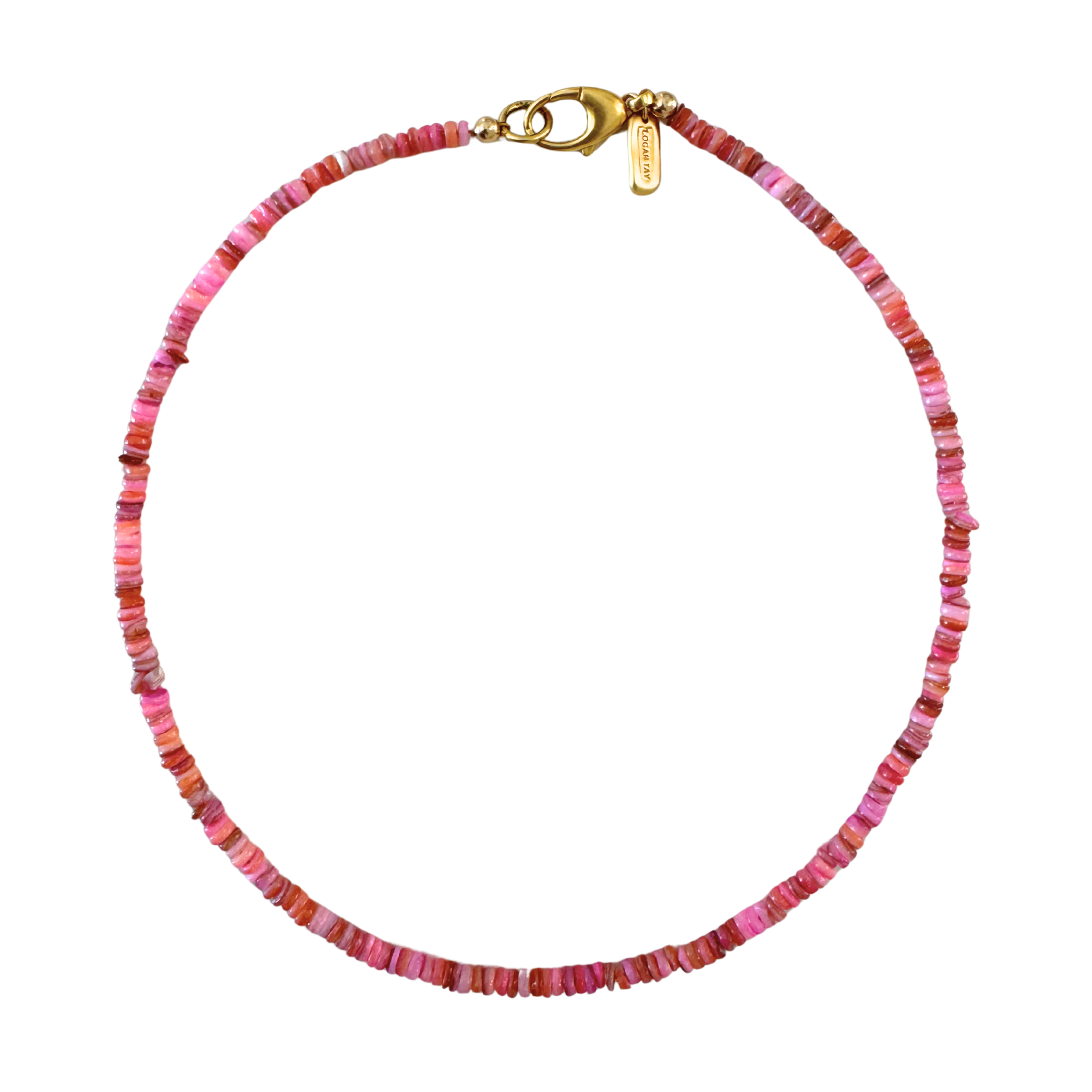 Shades of Pink Beaded Necklace