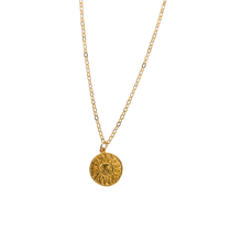  Sun Coin Necklace
