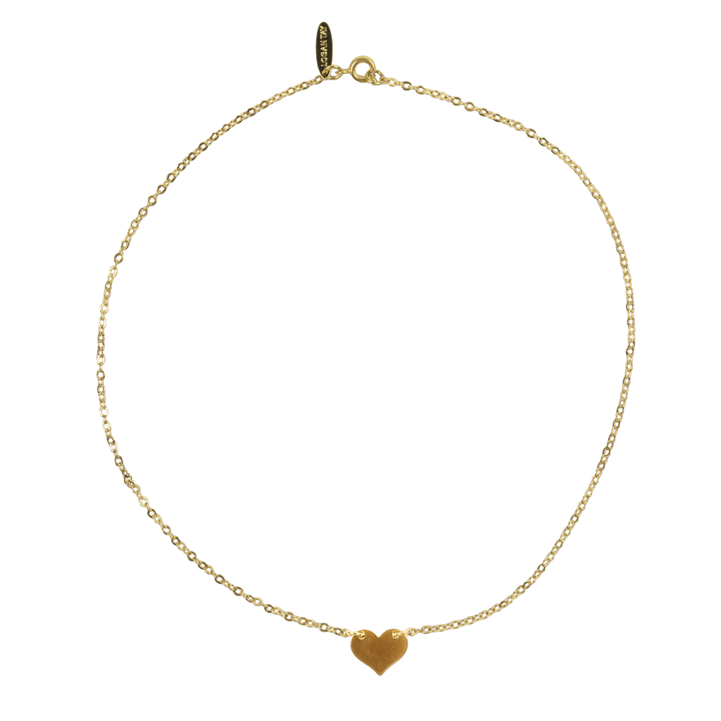 Small Engraved Heart Necklace