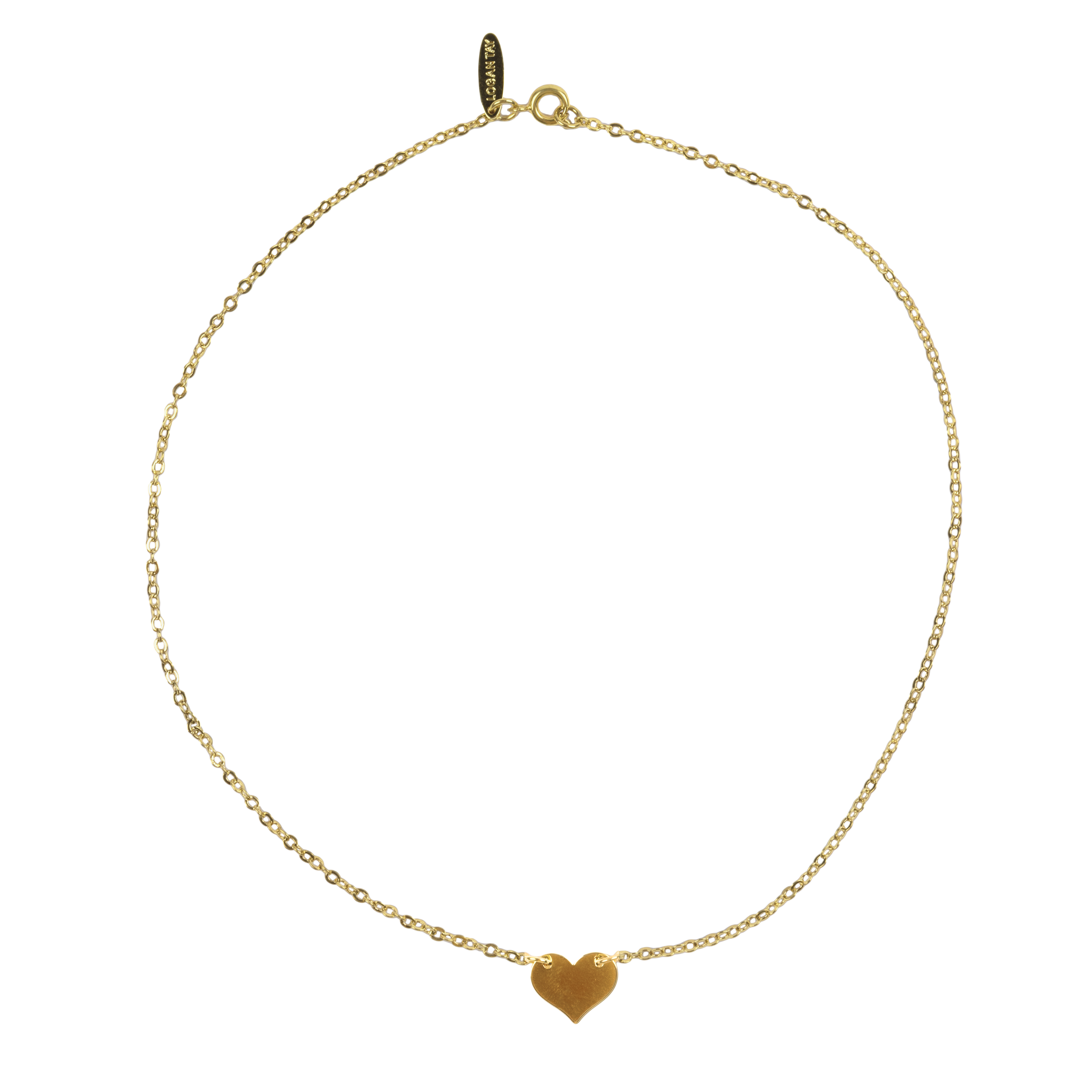 Small Engraved Heart Necklace